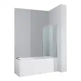 Шторка для ванной Devit Quest 800 х 1400 мм (профиль - хром, стекло - прозрачное) (FEN0794)