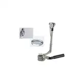 Слив-перелив для ванны Geberit Push Control с кнопкой слива, удлиненный 150.756.11.1