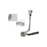 Слив-перелив для ванны Geberit Push Control с кнопкой слива, удлиненный 150.756.21.1
