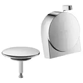 Зовнішня частина Hansgrohe Exafill S до сифона на ванну з наповненням, хром (58117000)