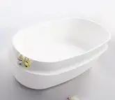 Volle Ванна 163*75*53см отдельностоящая каменная Solid surface, с полочкой (12-40-054)
