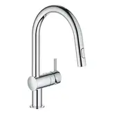 GROHE Одноважільний змішувач для мийки з короткою рукояткою Minta  (30348001)