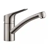 Hansgrohe Смеситель для кухни, однорычажный (steel optic) MySport S (13860800)