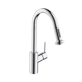 HANSGROHE Змішувач для кухні Talis S2 Variarc з висувним виливом, хром (14877000)