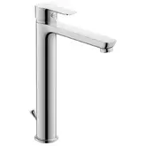 Смеситель для раковины высокий Duravit A.1 (цвет - хром), с донным клапаном (A11040001010)