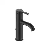 Смеситель для раковины Duravit C.1 (цвет - чёрный матовый), с донным клапаном (C11020001046)