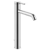 Смеситель для раковины высокий Duravit C.1 (цвет - хром), с донным клапаном, излив 166 мм (C11040001010)