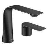 Смеситель для раковины на 2 отверстия Duravit D.1 (цвет - чёрный матовый) (D11120002046)