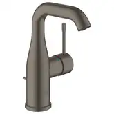 Смеситель для раковины Grohe Essence M-Size (цвет - тёмный графит, матовый), с донным клапаном (23462AL1)