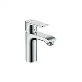 Смеситель для раковины, однорычажный Hansgrohe Metris (цвет - хром), с донным клапаном (31074000)