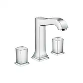 Смеситель для раковины на 3 отверстия Hansgrohe Metropol Classic (цвет - хром), с донным клапаном (31305000)