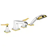 Hansgrohe Metropol Classic Смеситель на борт ванны, хром/золото (31441090)