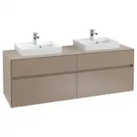 Тумба под умывальник 160 см Villeroy & Boch Collaro (Truffle Grey) (C021L0VG)