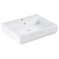 Умивальник на стільницю Grohe Cube Ceramic 600х490 мм, білий (3947700H)