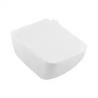 Унитаз подвесной DirectFlush (безободковый) Villeroy & Boch Legato с сиденьем Soft Closing Slimseat Line (5663RL01)