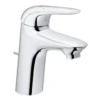 Смеситель однорычажный для раковины Grohe Eurostyle Solid DN 15 S-Size (цвет - хром) с донным клапаном (23707003)