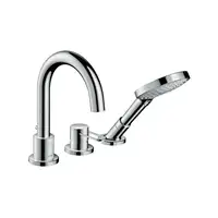 Смеситель на борт ванны, на 3 отверстия Axor Uno (цвет - хром) (38436000)