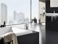 Grohe Eurocube Напольный смеситель для ванны, хром (23672001)