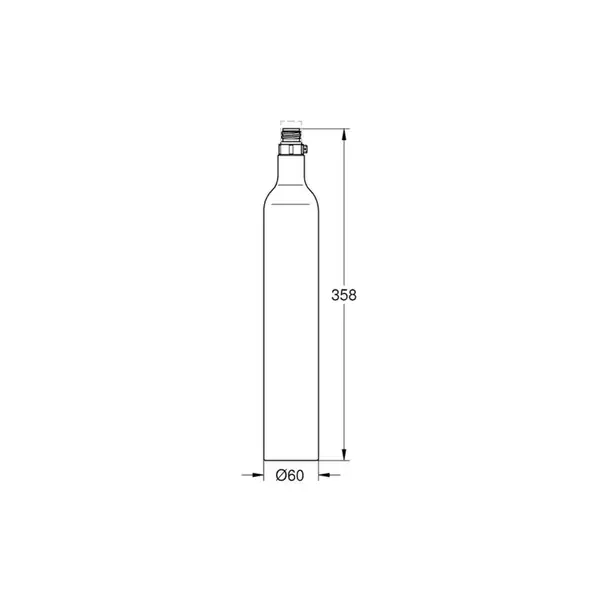 Балон з вуглекислим газом Grohe Blue (40422000)