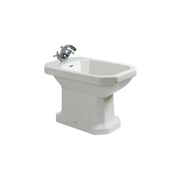 Биде напольное Duravit 1930 60х35,5 см цвет белый (0267100000) фото 2 Aquada.com.ua