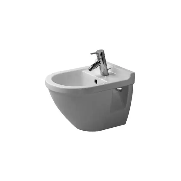 Биде подвесное Duravit Starck 3 47,5х36,5 см (2231150000) фото 2 Aquada.com.ua