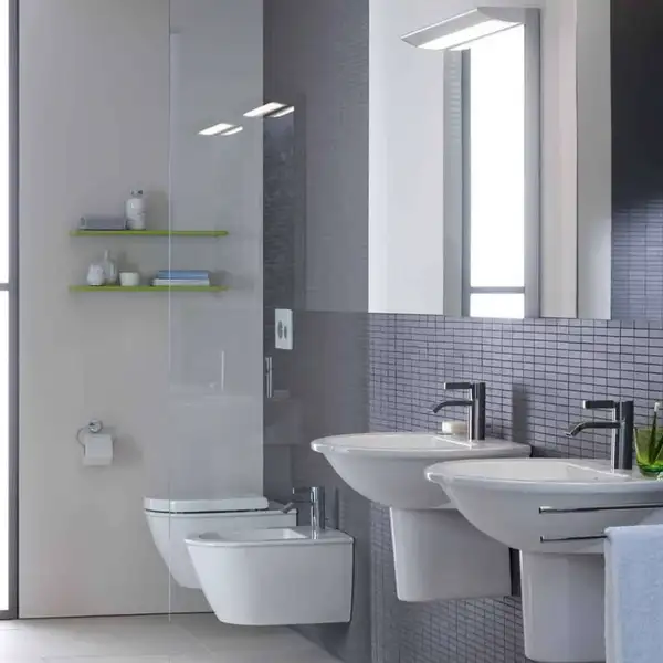 Биде подвесное Duravit Darling New 48,5х36,5 см, цвет белый (укороченное) (2256150000) фото 2 Aquada.com.ua
