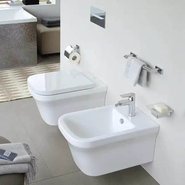 Биде подвесное Duravit P3 Comforts 57х38 см (2268150000) фото 3 Aquada.com.ua