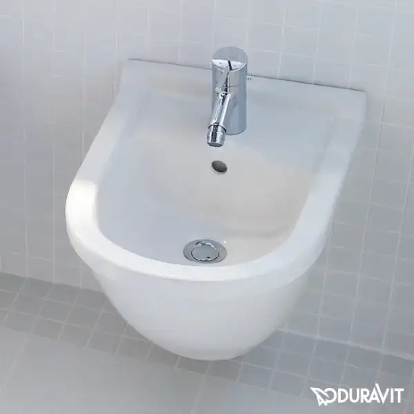 Биде подвесное Duravit Starck 3 48х37 см (2281150000) фото 3 Aquada.com.ua