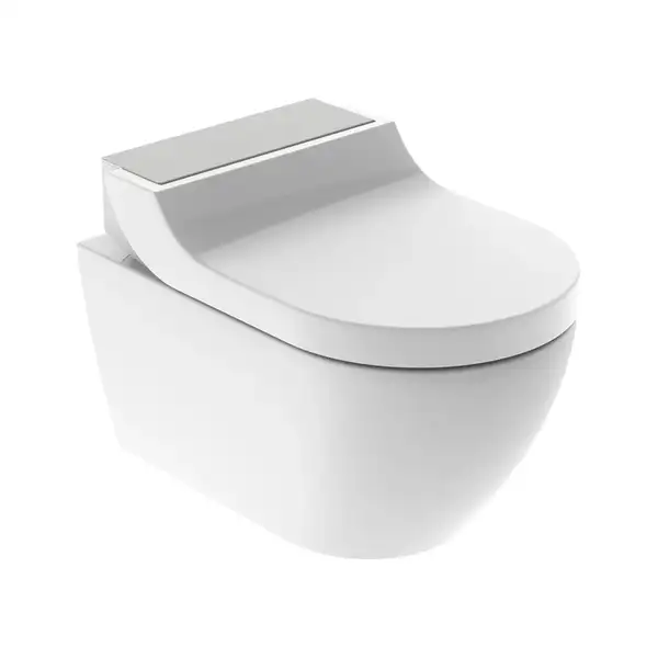 Подвесной унитаз-биде Geberit AquaClean Tuma Comfort (cталь нержавеющая матированная) (146.294.FW.1) фото 1 Aquada.com.ua