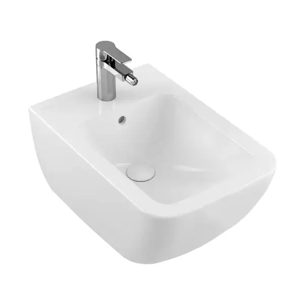 VILLEROY & BOCH VERITY LINE биде 37,5*56см, подвесное, белый альпин (44150001) фото 1 Aquada.com.ua