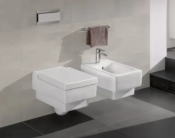 Биде подвесное Villeroy & Boch Memento 2.0 (альпийский белый) (44330001) фото 2 Aquada.com.ua