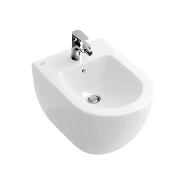 VILLEROY & BOCH VERITY DESIGN биде 37*56см подвесное, 1 отверстие для смесителя (54030001) фото 1 Aquada.com.ua