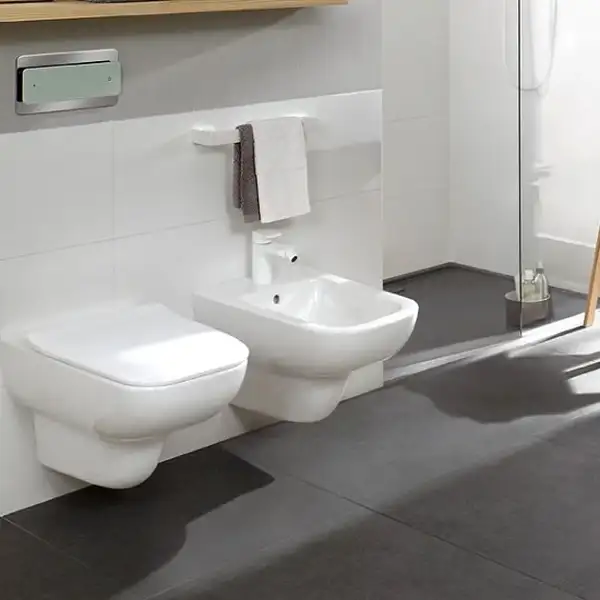 VILLEROY & BOCH Биде подвесное Villeroy&Boch Joyce 56х37 см (альпийский белый) (54070001) фото 2 Aquada.com.ua