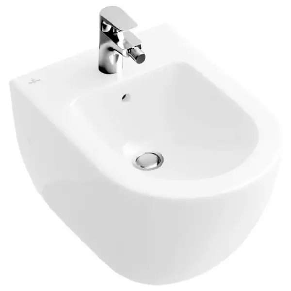 Биде подвесное Villeroy & Boch Subway 56х37,5 см (альпийский белый) (74000001) фото 1 Aquada.com.ua
