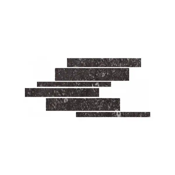 REX CERAMICHE Плитка декор PIETRA NORD NERO LIS.SFALSATO MIX 21X40 21X40 (736270) фото 1 Aquada.com.ua