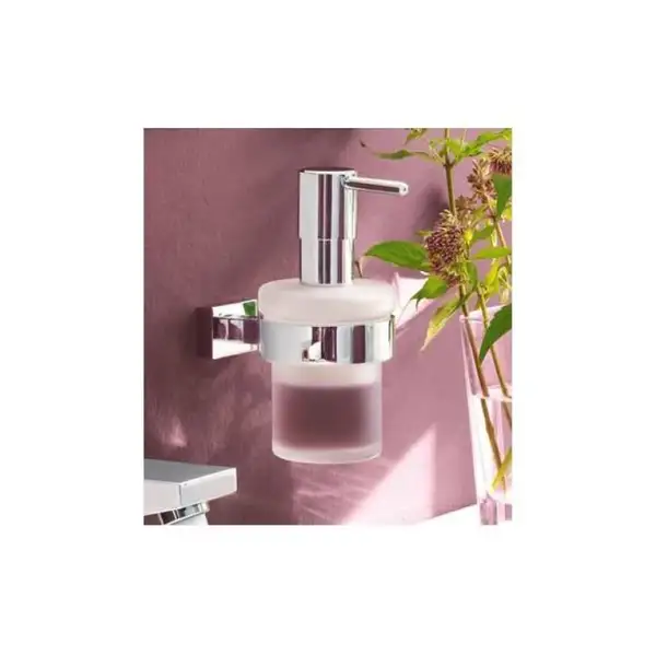GROHE Дозатор для рідкого мила з тримачем Essentials Cube  (40756001) фото 5 Aquada.com.ua