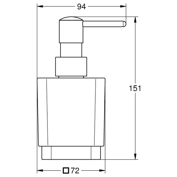 Дозатор рідкого мила Grohe Selection Cube (40805000)