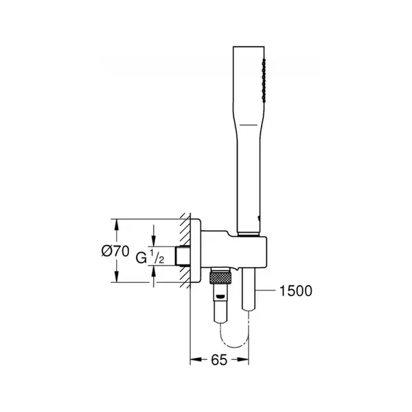 Grohe Euphoria Cosmopolitan Душевой набор, хром (26404000)