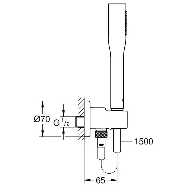 Grohe Euphoria Cosmopolitan Душевой набор, хром (26404000)