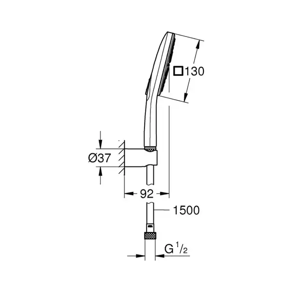 Grohe Rainshower SmartActive Душевой набор, хром (26589000)