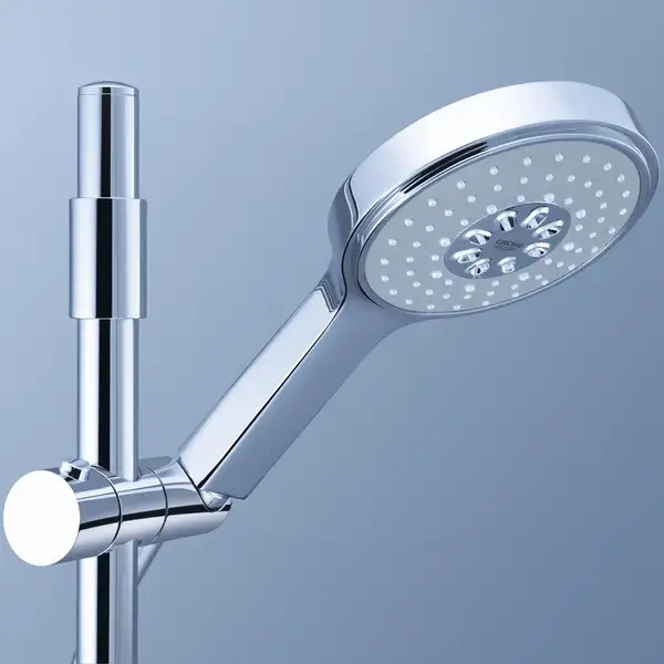 Душевой гарнитур Grohe Power&Soul Cosmopolitan 130 (ручной душ, штанга 900 мм, шланг 1750 мм) с ограничением расхода воды, хром (27734000) фото 2 Aquada.com.ua