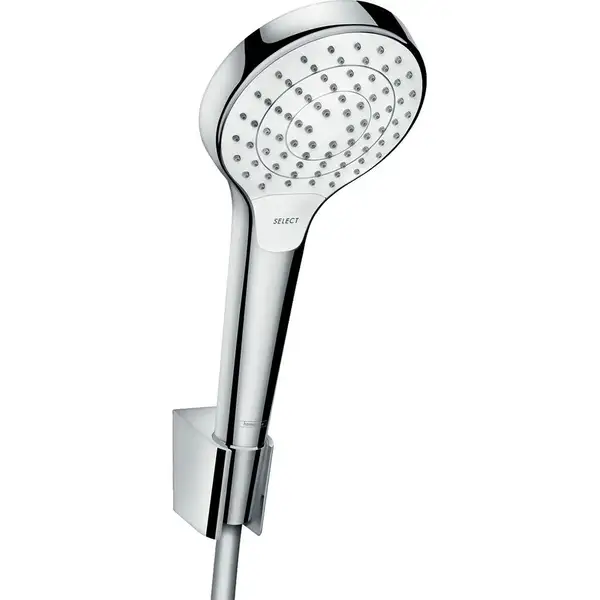 Hansgrohe Croma Select S Душевой гарнитур, хром/белый (26411400)