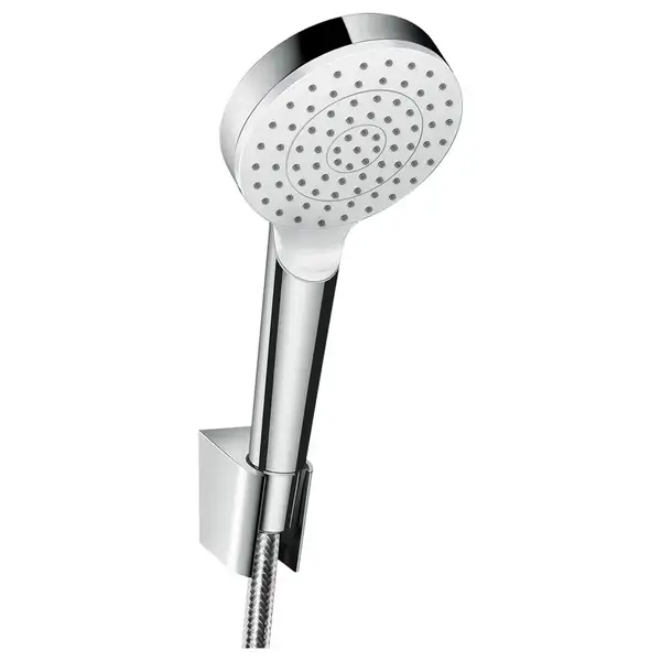 HANSGROHE Душевой набор 1,60 м, белый/хром Crometta 1jet (26567400) фото 1 Aquada.com.ua