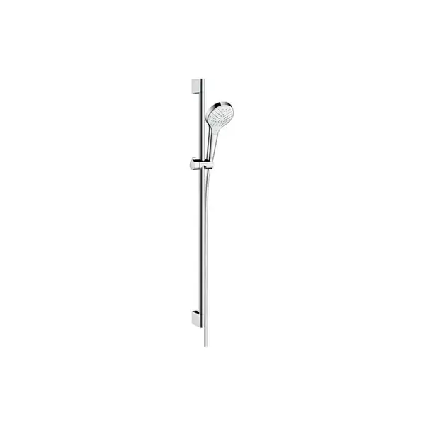 Душевой гарнитур Hansgrohe Croma Select S Vario со штангой 90 см (цвет - хром/белый) (26572400) фото 1 Aquada.com.ua