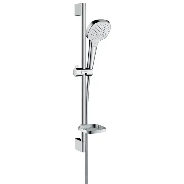 HANSGROHE  Душевой набор 0,65м, с мыльницей Casetta, Croa Select E Vario белый/хром (26586400) фото 1 Aquada.com.ua