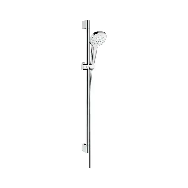 Душевой гарнитур Hansgrohe Croma Select S Vario со штангой 90 см (цвет - хром/белый) (26594400) фото 1 Aquada.com.ua