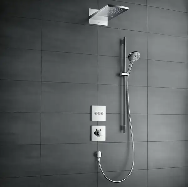 Душовий набір Hansgrohe Raindance Select S 120/90 Unica`S Puro 90, White/Chrome (26631400)
