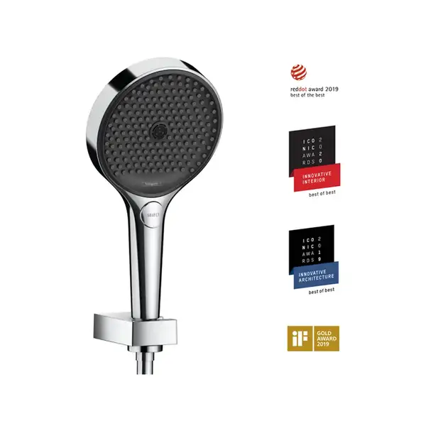 HANSGROHE  Душевой набор 130 3jet со шлангом 160 см, хром Rainfinity (26851000) фото 1 Aquada.com.ua