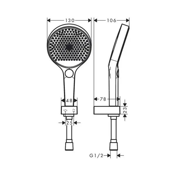 Hansgrohe Rainfinity 130 Набір для душу, Matt White (26852700)