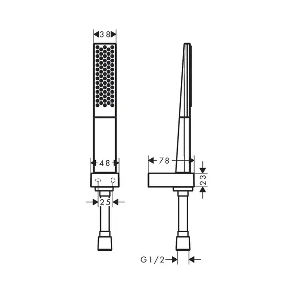 Душовий набір, Hansgrohe Rainfinity 100 1jet Porter (26856000)